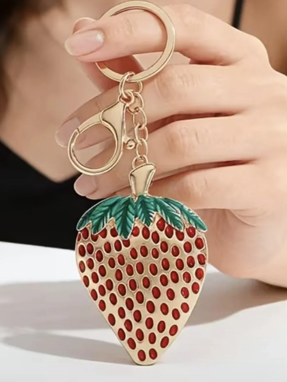 Strawberry 🍓 Bag Charm/ Keychain NEW